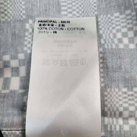 Louis Vuitton Men's Classic Black & White Damier Shirt - Picture 13 of 15